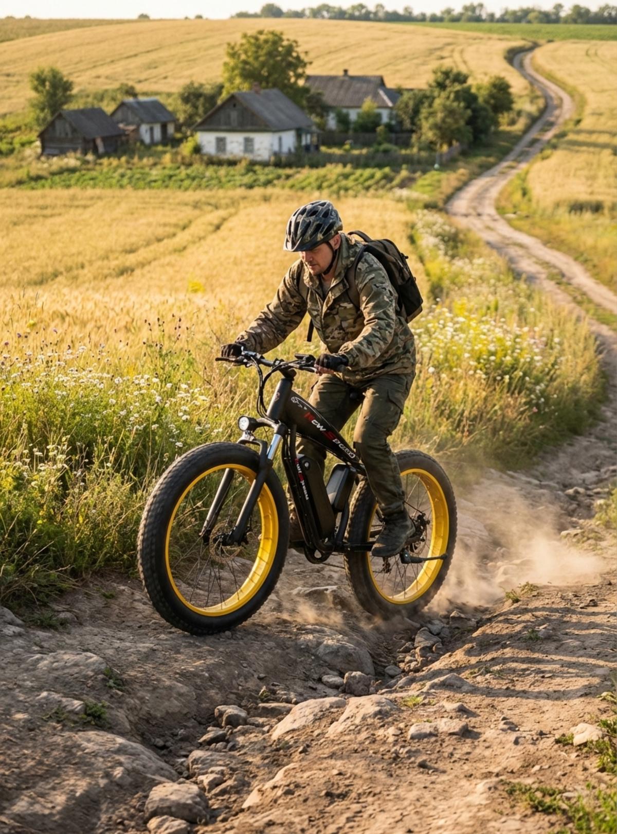 Електровелосипед New Speed fatbike 500W 48V 13 Ah Чорний (73871) - фото 8