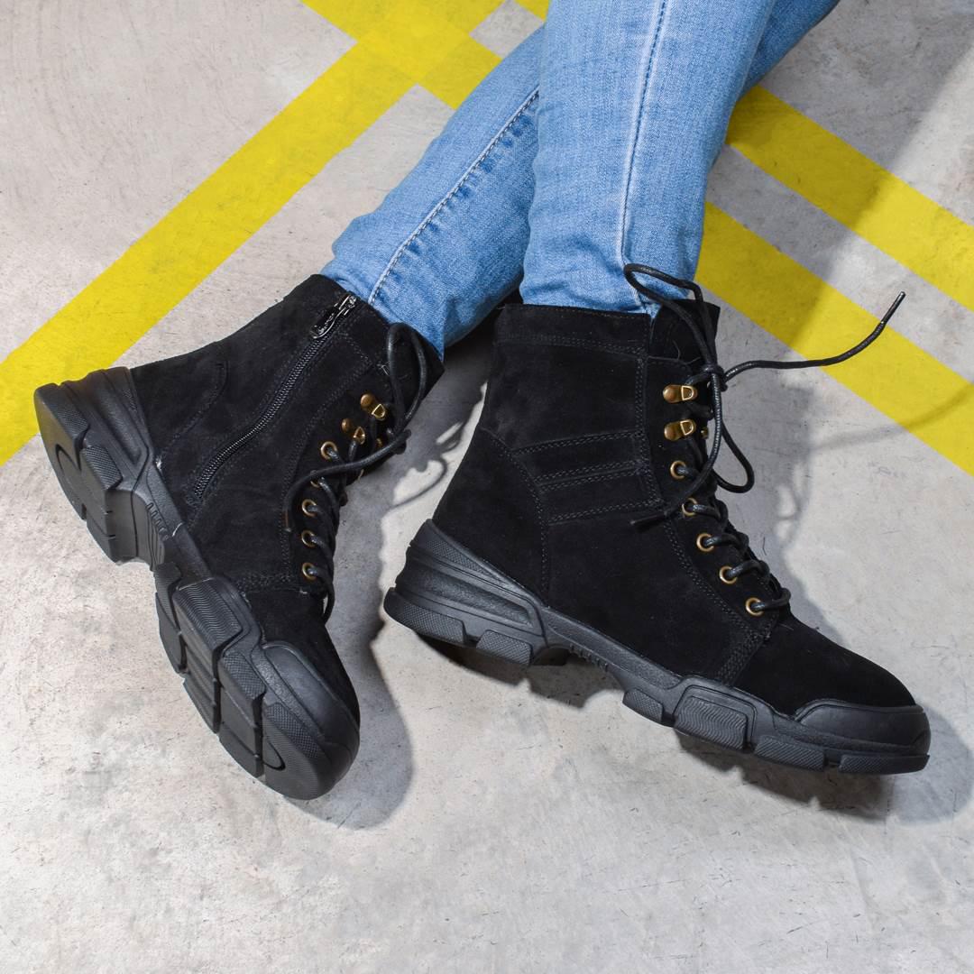 Ботинки женские зимние замшевые 324375 р. 36 23,5 см