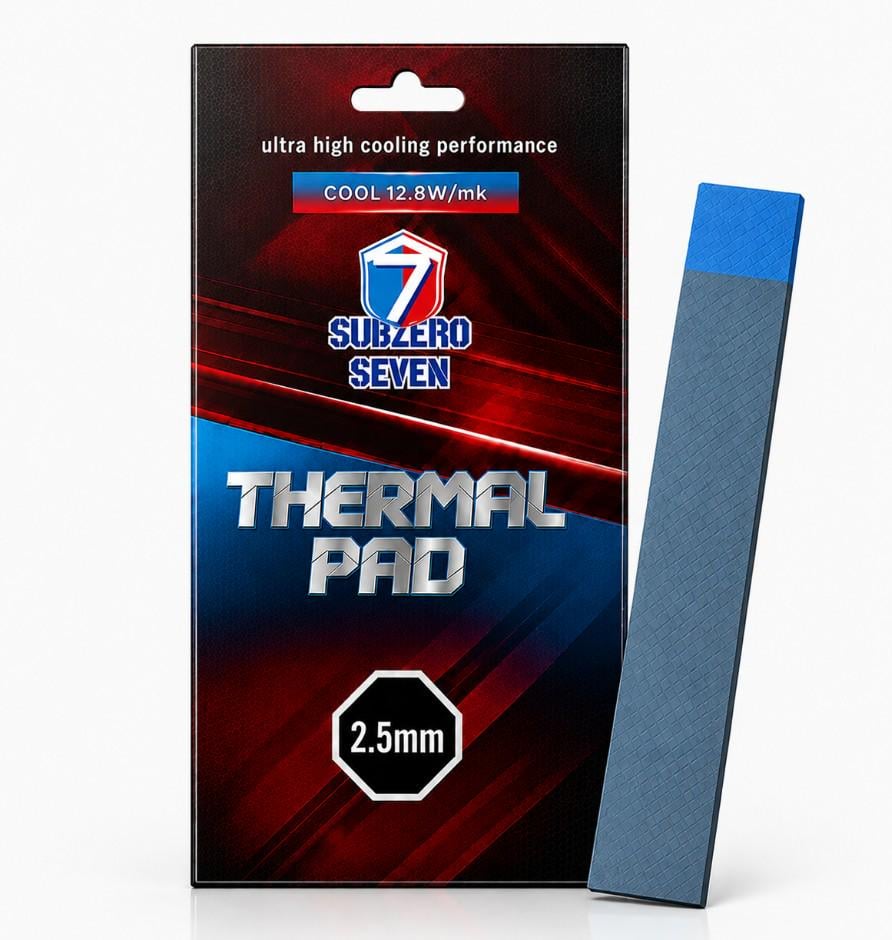 Термопрокладка SubZero Seven Cool 12.8W/m·K 120x20x2,5 мм (3139232028)