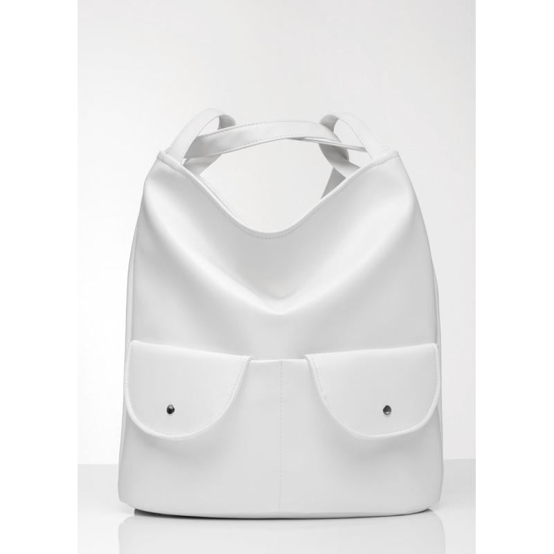 Рюкзак женский Sambag Asti XKH 37x36x14 см Белый - фото 2