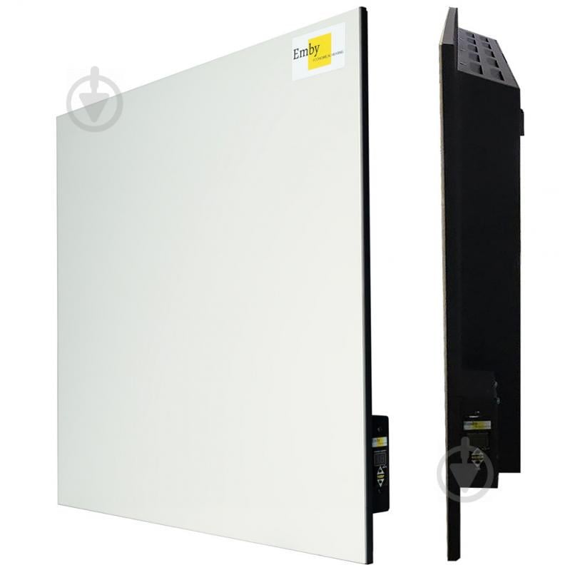 Обігрівач керамічний Emby CHK-T500 із терморегулятором Білий Обігрівач керамічний Emby CHK-T500 із терморегулятором Білий