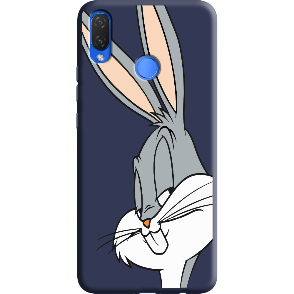 Чохол Boxface Huawei P Smart Plus Lucky Rabbit Синій силікон (34912-bk81-36131)