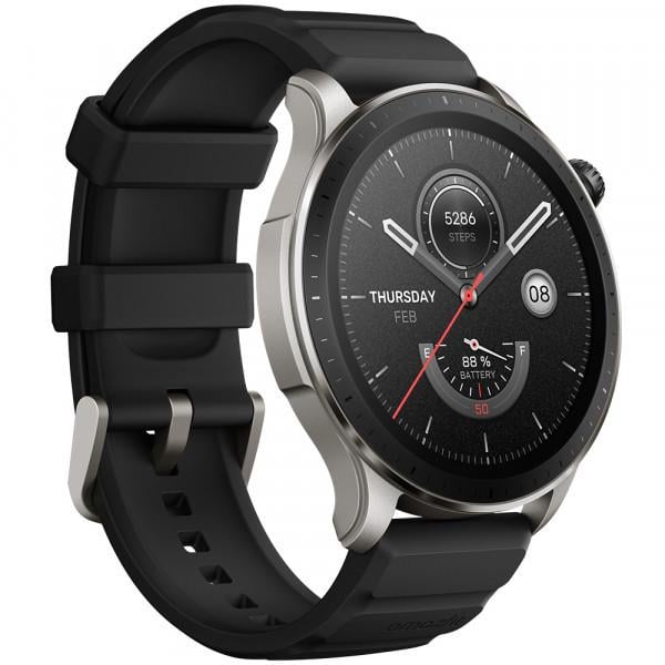 Часы смарт Amazfit GTR 4 Superspeed Black - фото 6