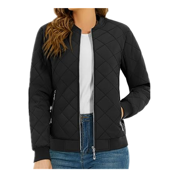 Куртка женская демисезонная S Черный (33393659)