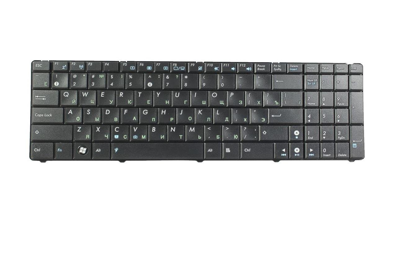 Клавиатура для ноутбука Asus F52 F52Q матовая (04GNV91KRU00)