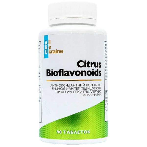 Вітамін C All be Ukraine Citrus Bioflavonoids 90 табл. (000022613)