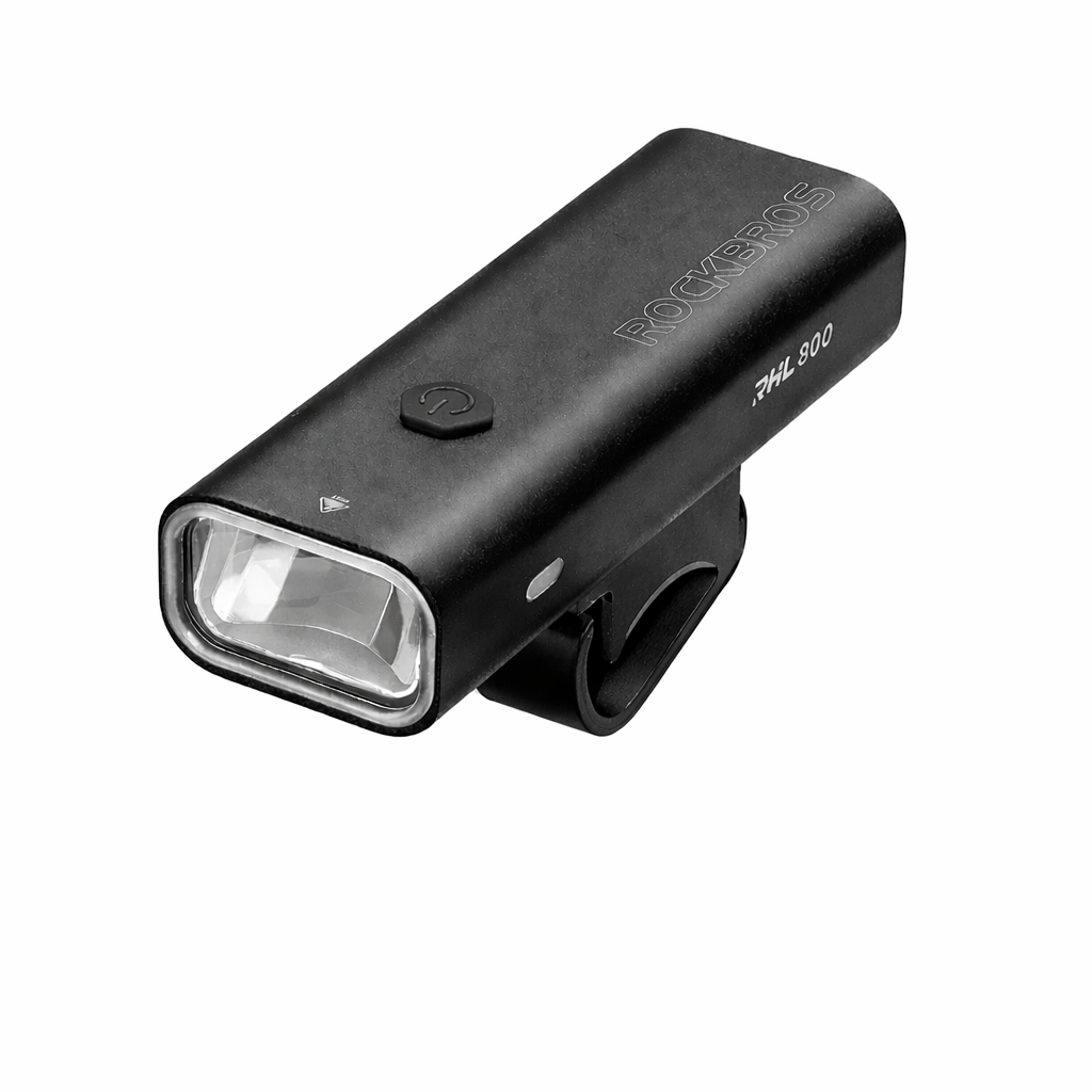 Велосипедная фара ROCKBROS RHL800 LED USB-зарядка передняя Черный (2909838821)