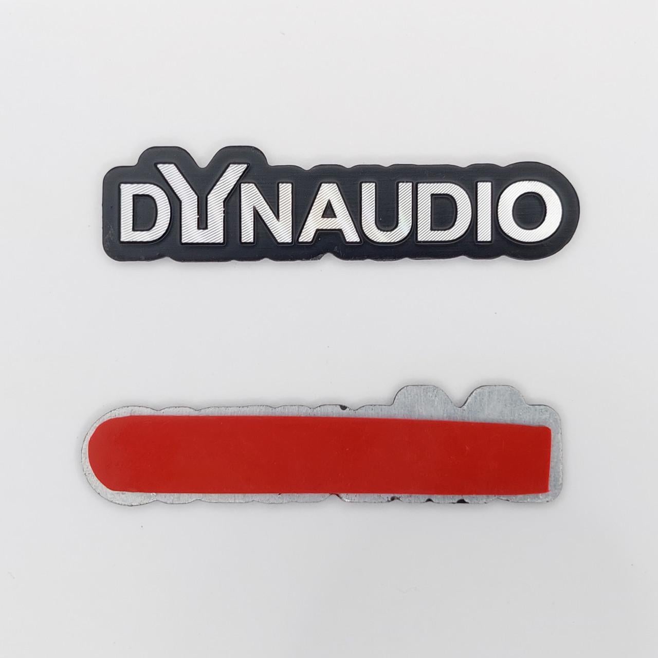 Эмблема Dynaudio на сетку динамика 5х1,2 см (1693684700)