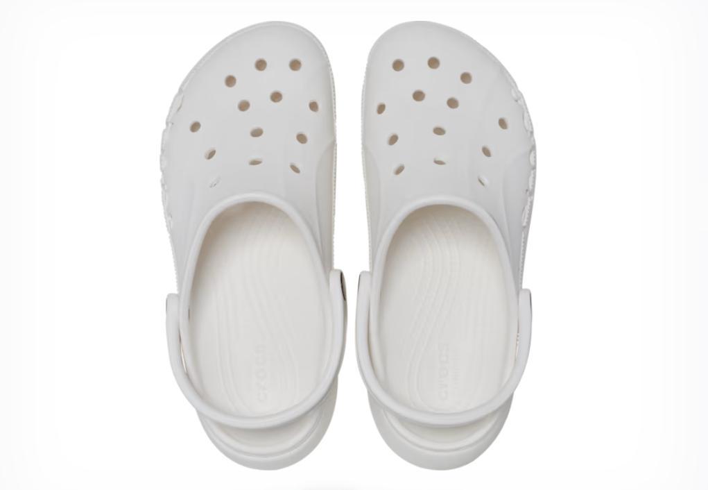 Сабо женские Crocs Baya Platform Clog M8W10 р. 40 26 см White (208186) - фото 4