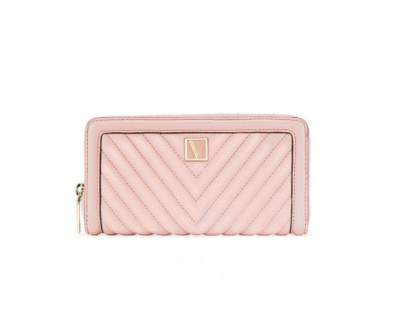 Гаманець Victoria's Secret The Victoria Wallet V-Quilt Pink