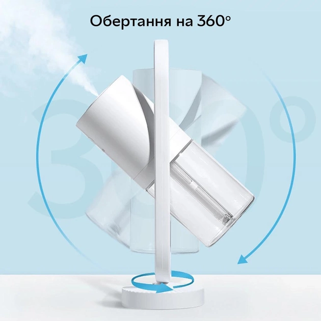 Увлажнитель воздуха портативный Humidifier с ионизацией Белый (STB-J1240) - фото 4