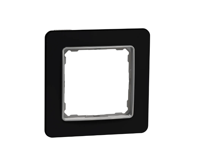 Рамка одномісна Schneider Electric Sedna Elements Чорний скло (29675092)