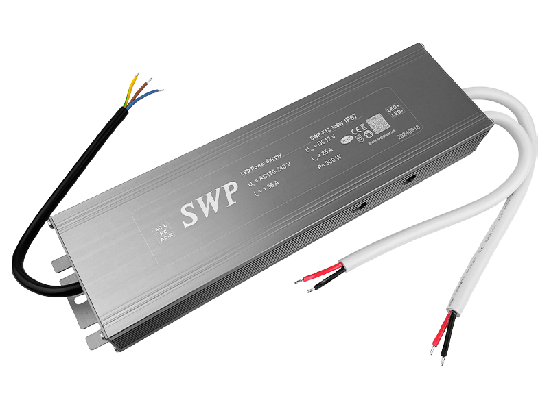 Блок питания 300W IP67 12V герметичный стабилизированный по напряжению (SWP-F12-300W)