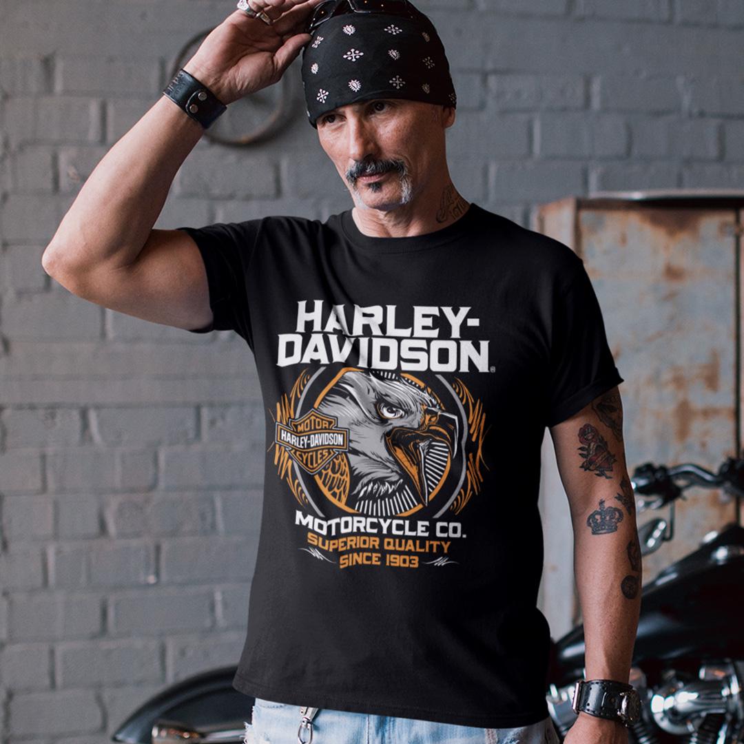 Футболка унисекс Harley Davidson Superior Quality Since 1903 L Черный (0000009831)