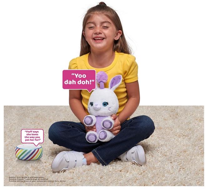 Игрушка Fuzzible Friends Fluff The Bunny плюшевая световая - фото 6 Игрушка Fuzzible Friends Fluff The Bunny плюшевая световая - фото 6