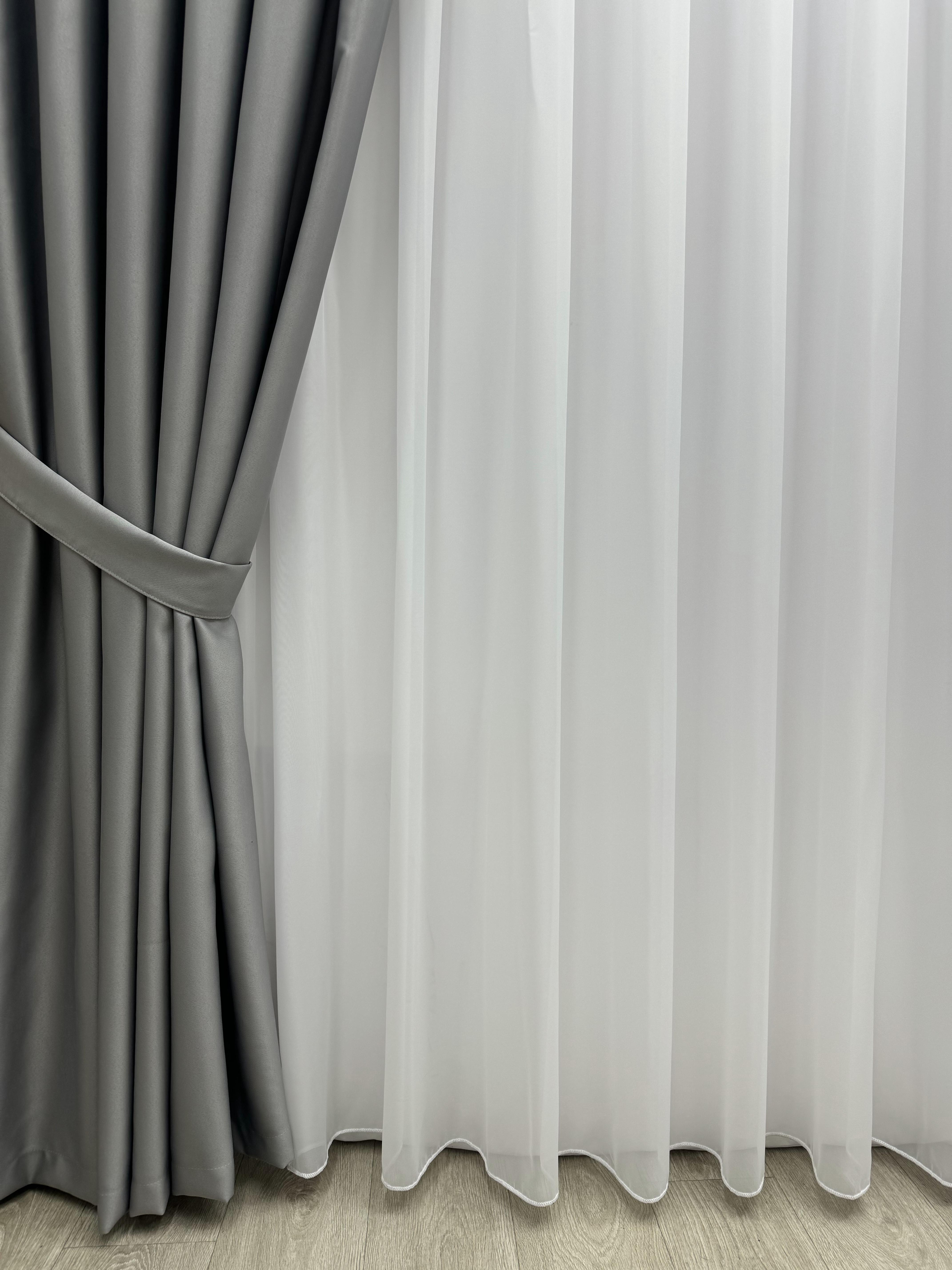 Штора блекаут на тесьме 6 см 200х260 см Серый (11872842) - фото 5 Штора блекаут на тесьме 6 см 200х260 см Серый (11872842) - фото 5