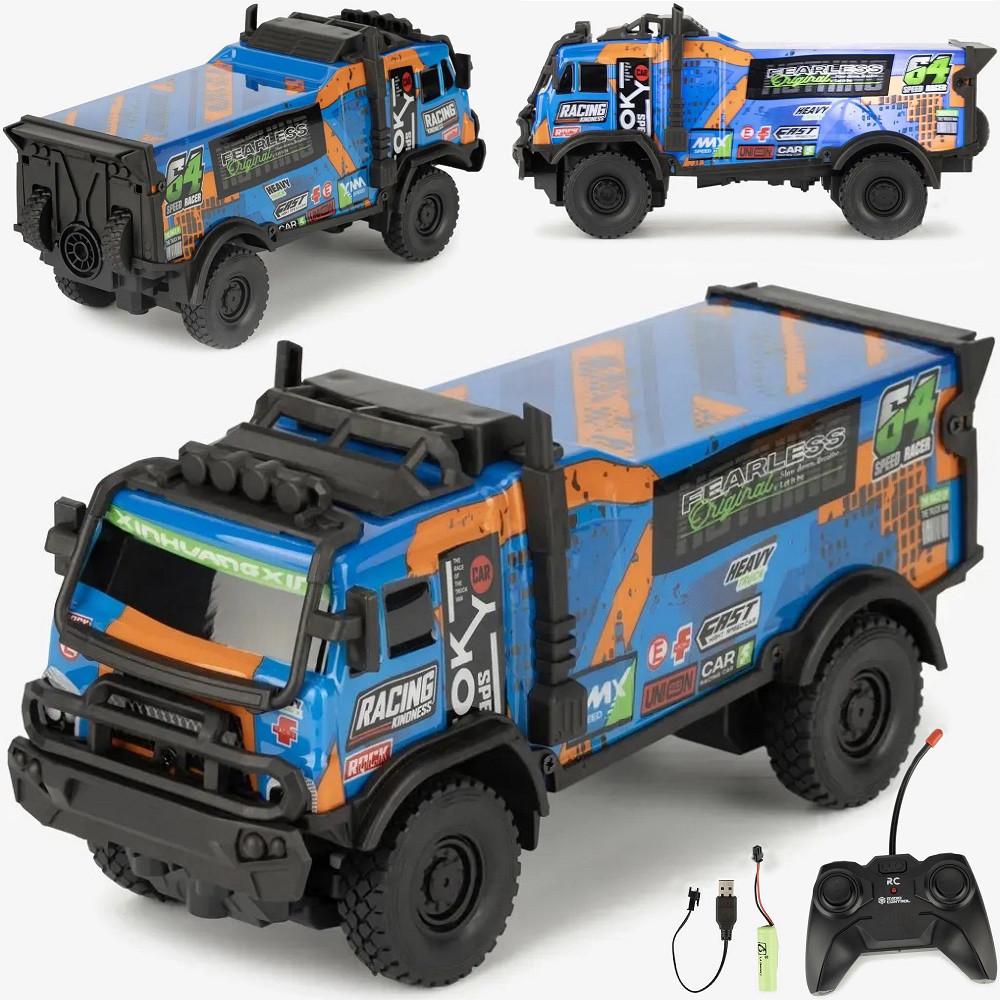 Радіокерована іграшка Вантажівка з акумулятором і світловими ефектами (28443607) - фото 3 Радіокерована іграшка Вантажівка з акумулятором і світловими ефектами (28443607) - фото 3