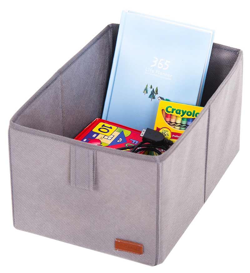 Бокс для хранения вещей M Серый (HY-M-grey) - фото 3 Бокс для хранения вещей M Серый (HY-M-grey) - фото 3