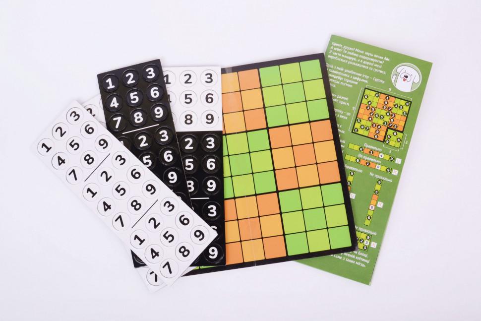 Гра магнітна дитяча Умняшка Судоку 1432 від 10 років (RLT12767) - фото 2 Гра магнітна дитяча Умняшка Судоку 1432 від 10 років (RLT12767) - фото 2