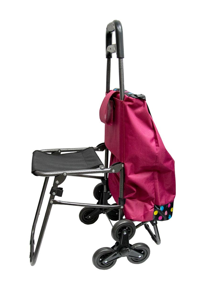 Тележка ручная на колесах Бордовый (1007788-17-2)