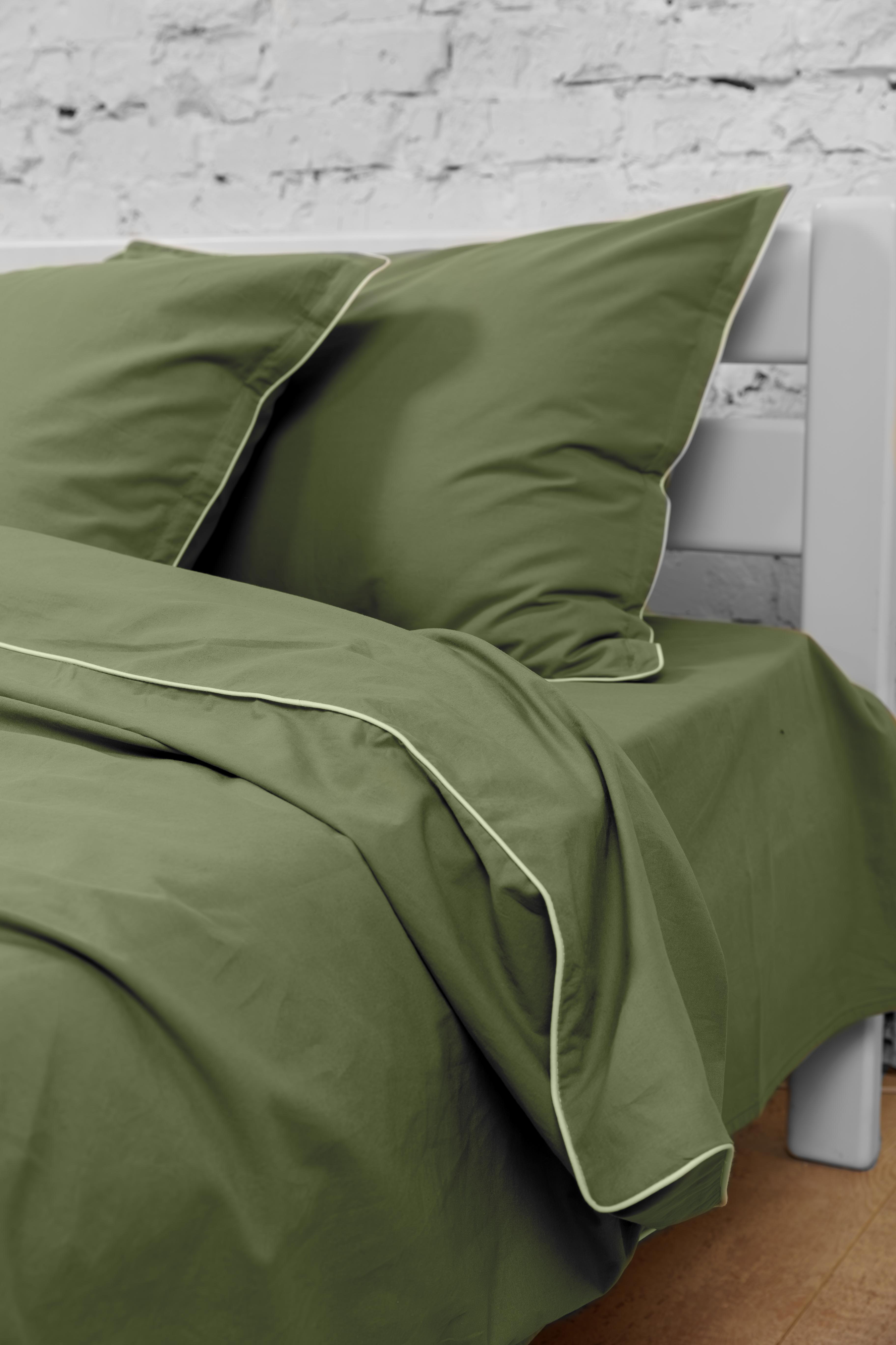 Комплект постельного белья White Dream полуторный 155х215 см вареный хлопок Салатовый (2012/1)