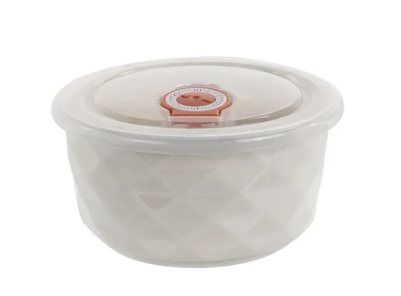 Набор фарфоровых салатников с крышками 3 шт. Белый (359-484) - фото 3