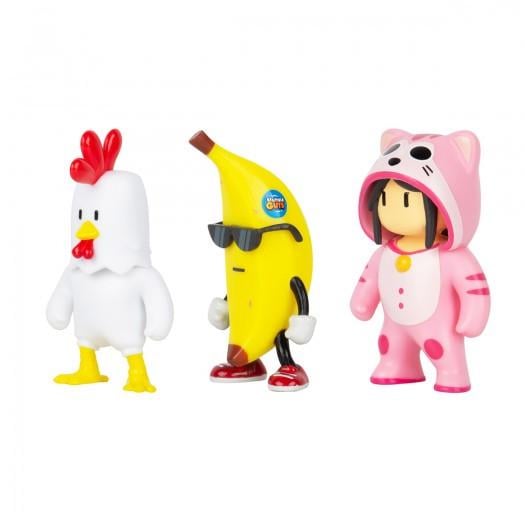 Набор фигурок коллекционных Stumble Guys Цыпленок/Банан/Мяумер (SG2020-6-ks)