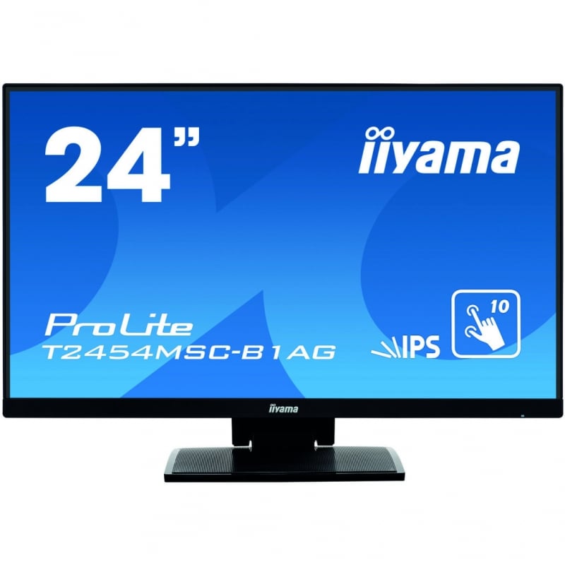 Монітор безрамковий iiyama T2454MSC-B1AG IPS 1920x1080 Full HD 24" 4W (26832349) - фото 4 Монітор безрамковий iiyama T2454MSC-B1AG IPS 1920x1080 Full HD 24" 4W (26832349) - фото 4
