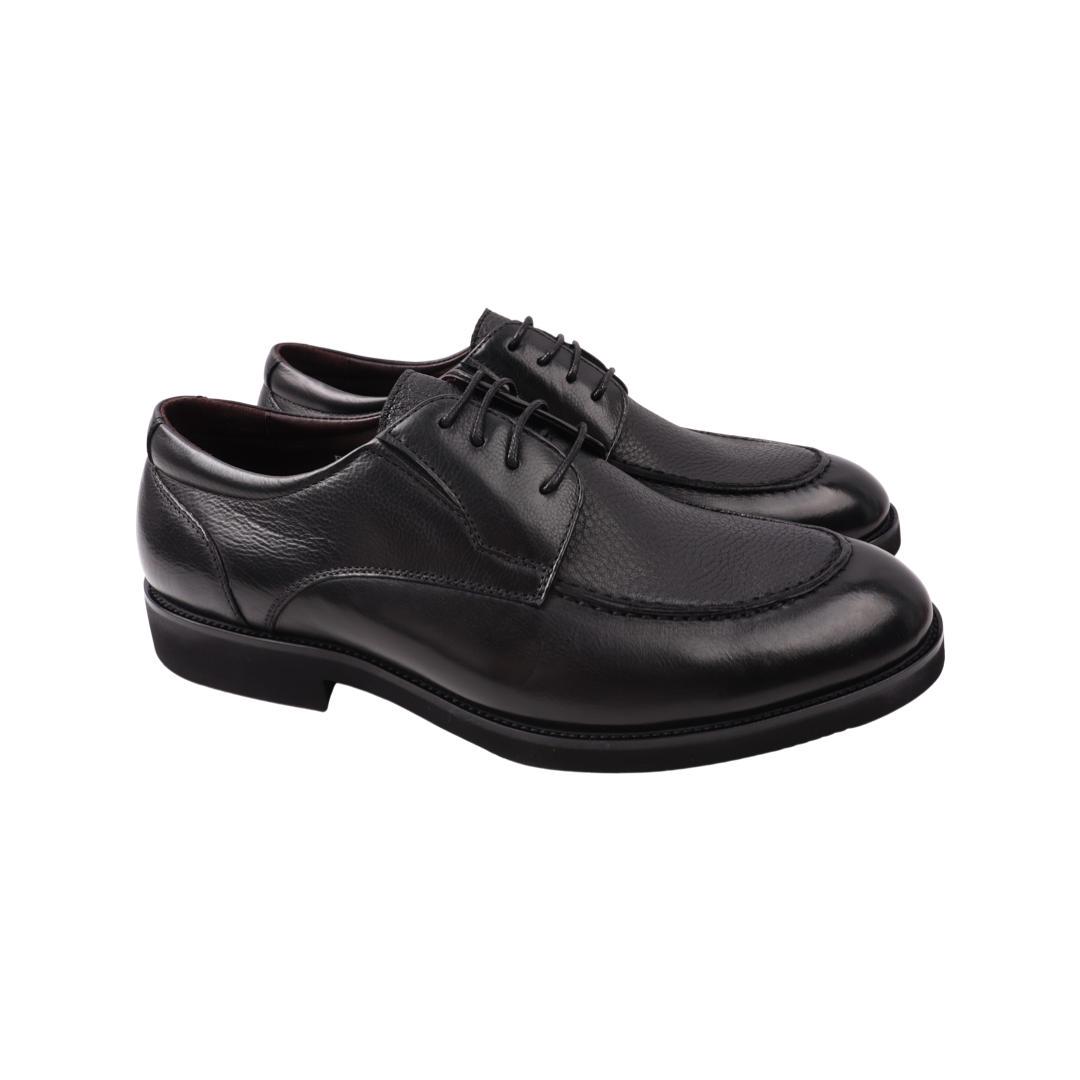 Туфли мужские Lido Marinozi из кожи р. 44 Черный (224-21DT)