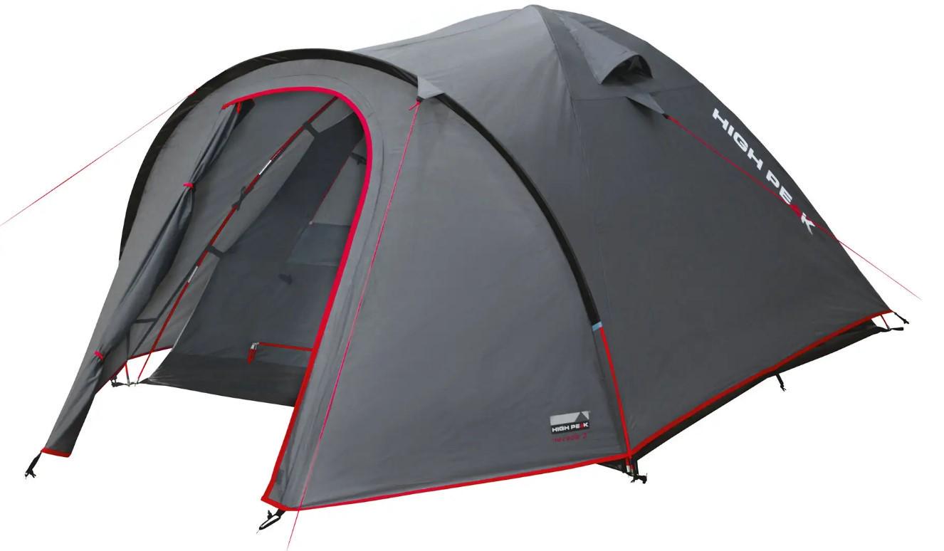 Намет High Peak Nevada 3 Dark Grey/Red (925389)