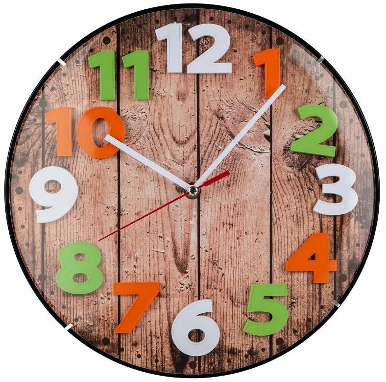 Часы настенные Technoline WT7435 Wood Brown (DAS301308) Часы настенные Technoline WT7435 Wood Brown (DAS301308)
