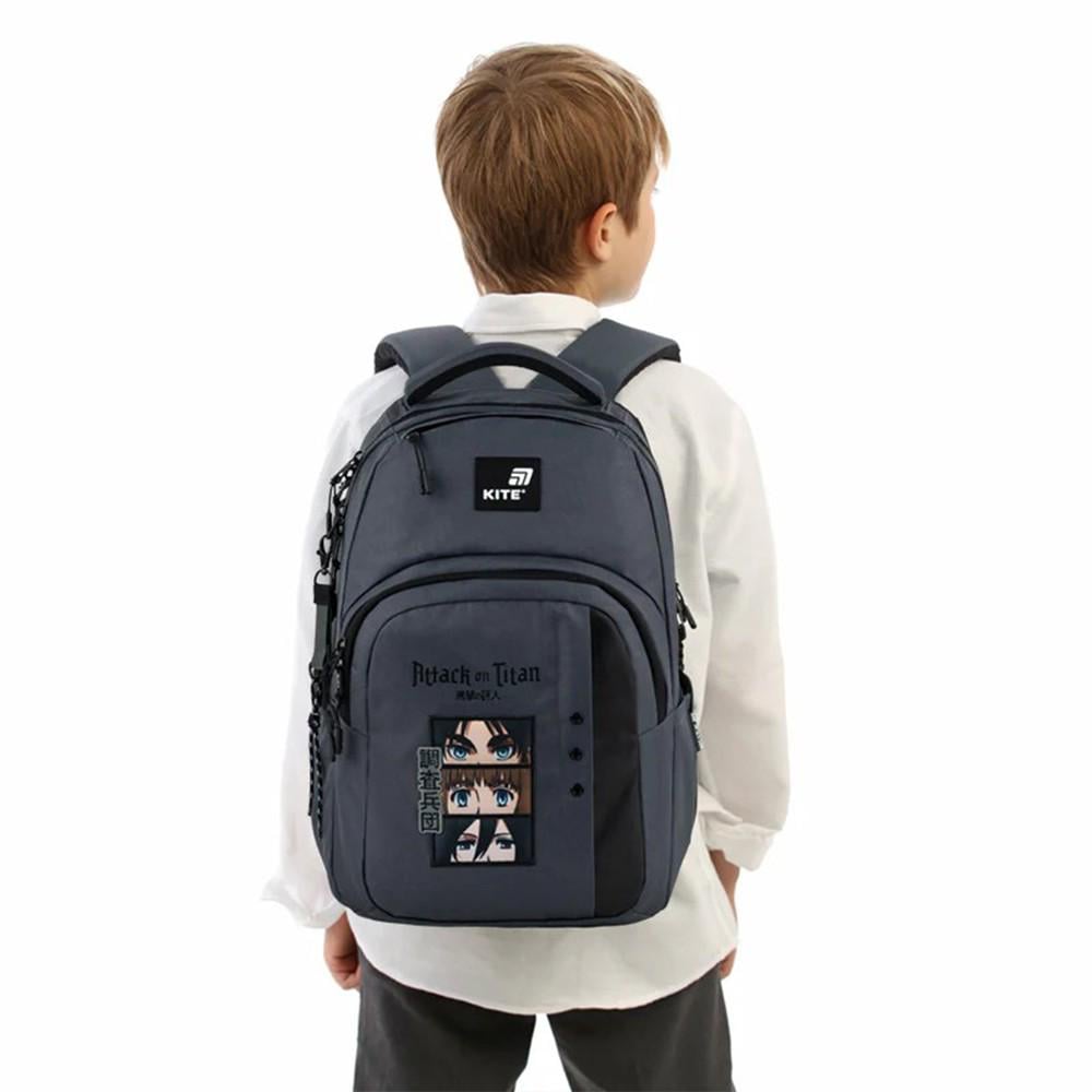 Школьный рюкзак KITE Education teens Attack on Titan 17 л (AT25-2578M) - фото 8 Школьный рюкзак KITE Education teens Attack on Titan 17 л (AT25-2578M) - фото 8