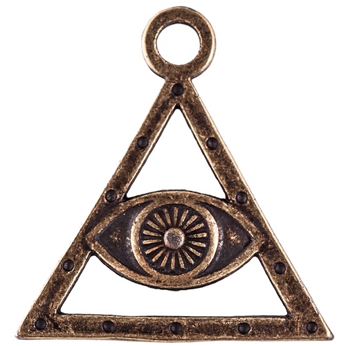 Амулет Amulets of the World Око Божественної Мудрості 2,5x2,5x0,3 см Бронзовий (t07013)