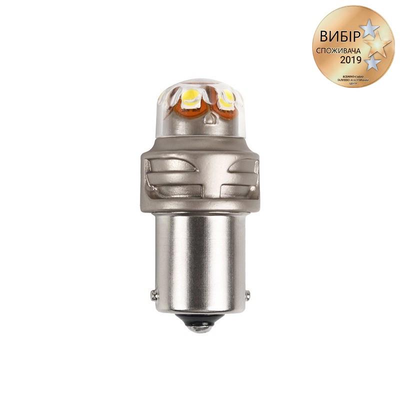 Лампи світлодіодні в габарити S01-P21W/1156 Carlamp 30W Canbus з обманкою 450 лм 6000 К (S01/1156) - фото 8