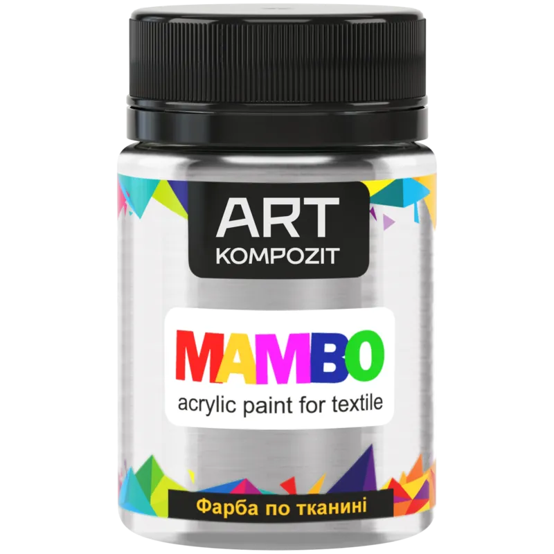 Краска по ткани ART Kompozit MAMBO 50 мл 53 Серебряный (746817)