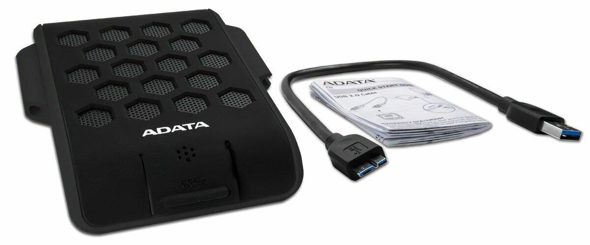 Жесткий диск ADATA HD720 1 TB USB 3.2 480 МБс Black (AHD720-1TU31-CBK) - фото 2