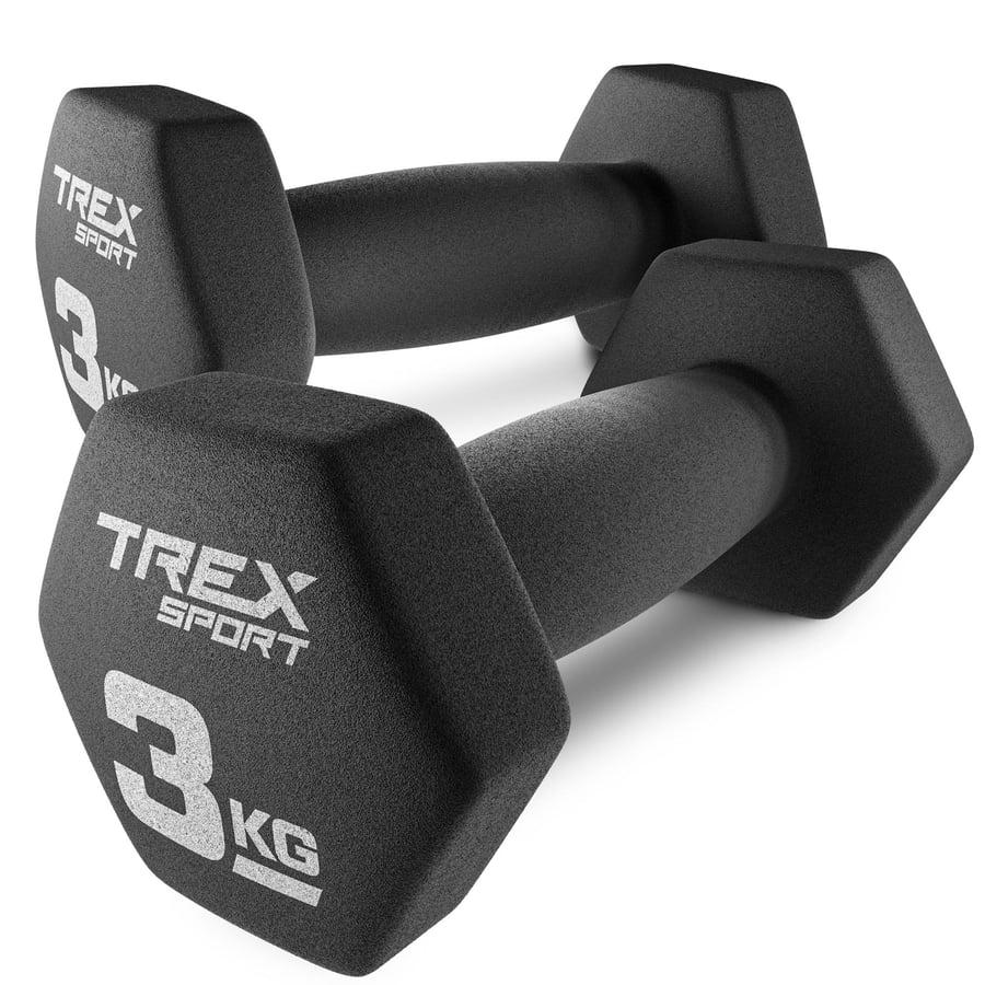 Гантели для фитнеса неопреновые TREX Sport TX-030VD 2x3 кг (5326)