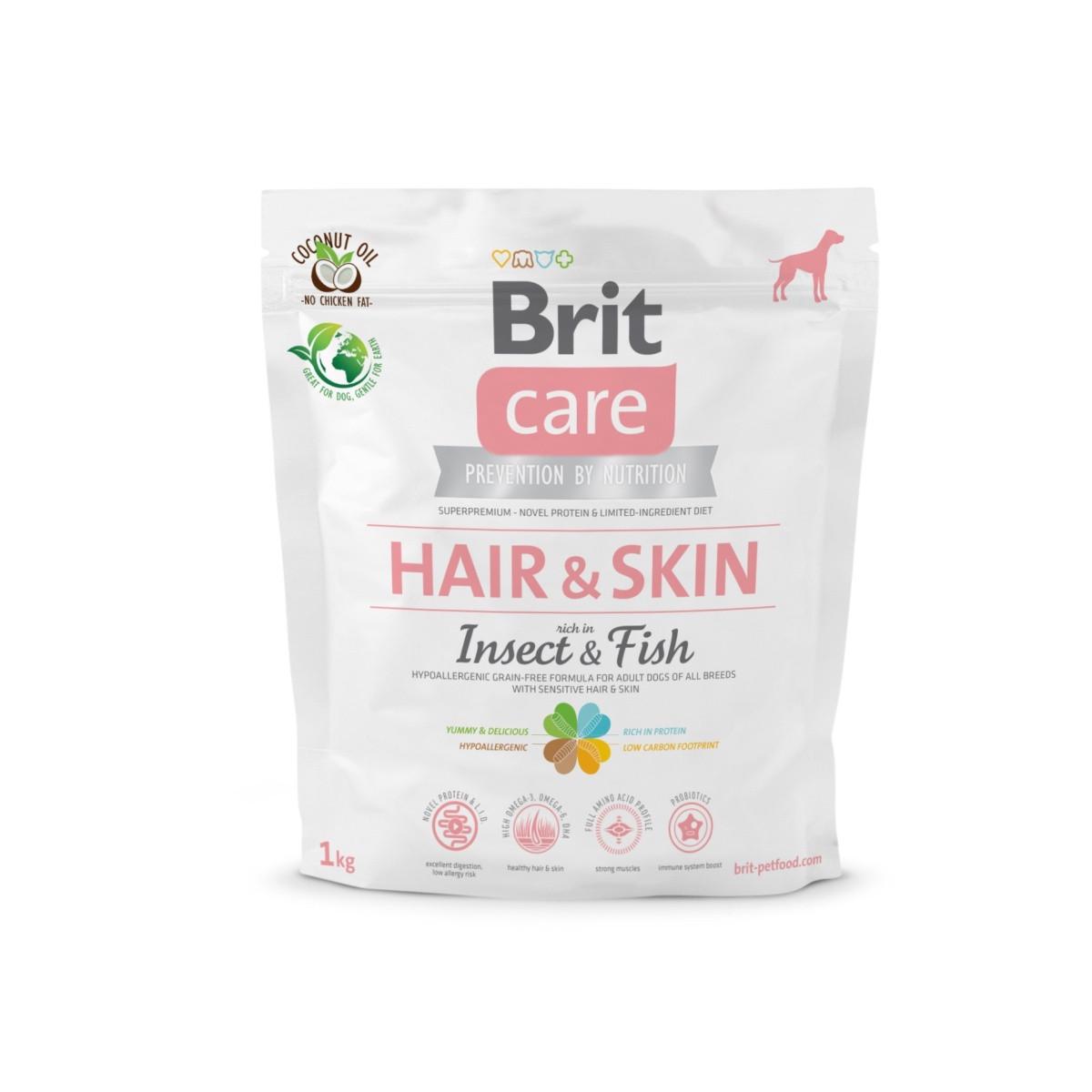 Корм сухой для собак Brit Care Dog Insect Fish с насекомыми и рыбой 1 кг (8595602550128)