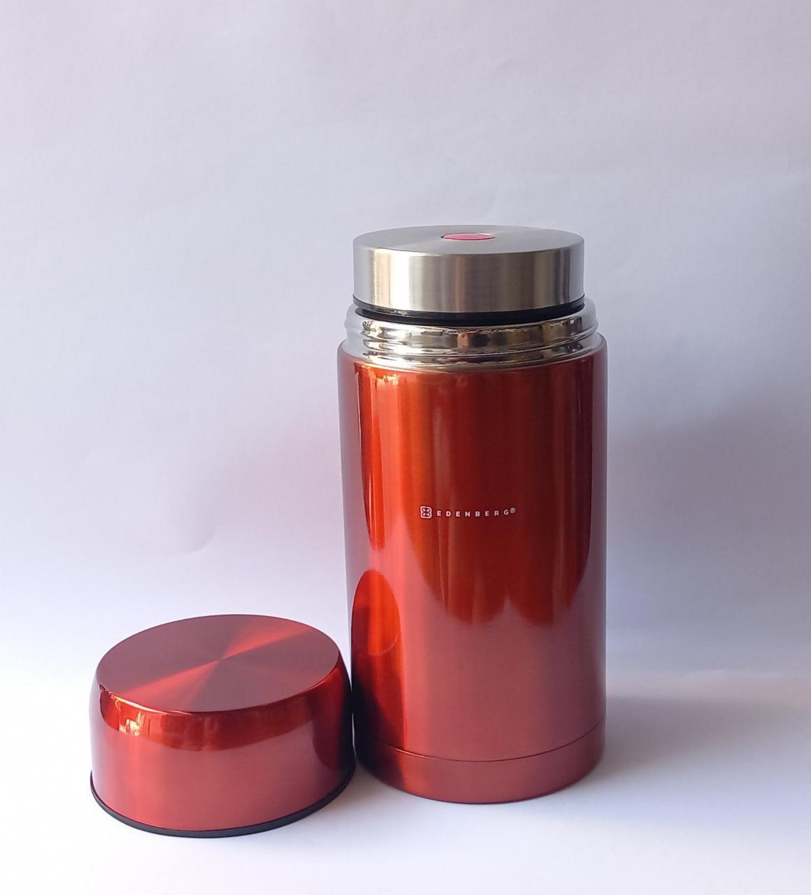 Термос пищевой Edenberg EB-3510R из нержавеющей стали 1 л красный