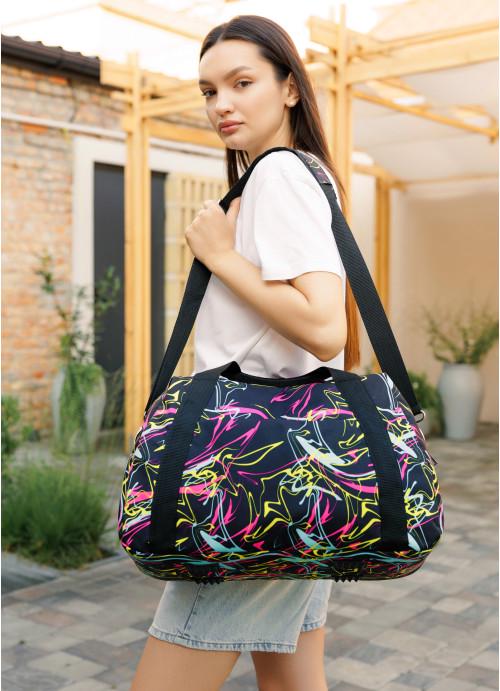 Спортивна сумка жіноча Sambag Abstract тканинна (4830452026)