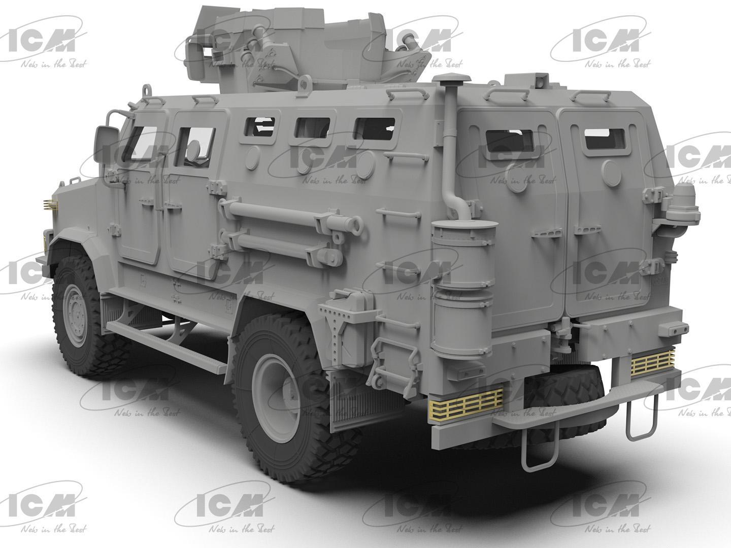 Сборная модель ICM Козак-2 украинский бронеавтомобиль MRAP-класса (35014) - фото 15