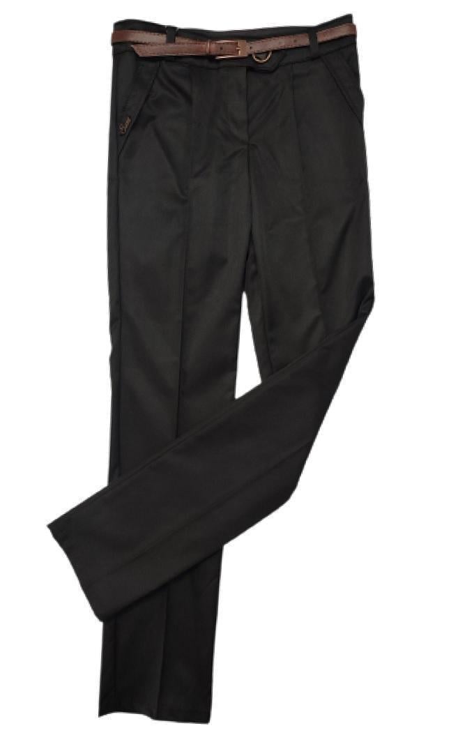 Брюки школьные для девочки Suzie ИВЕТ 01 мемори cotton 152 см Черный (158801_152)