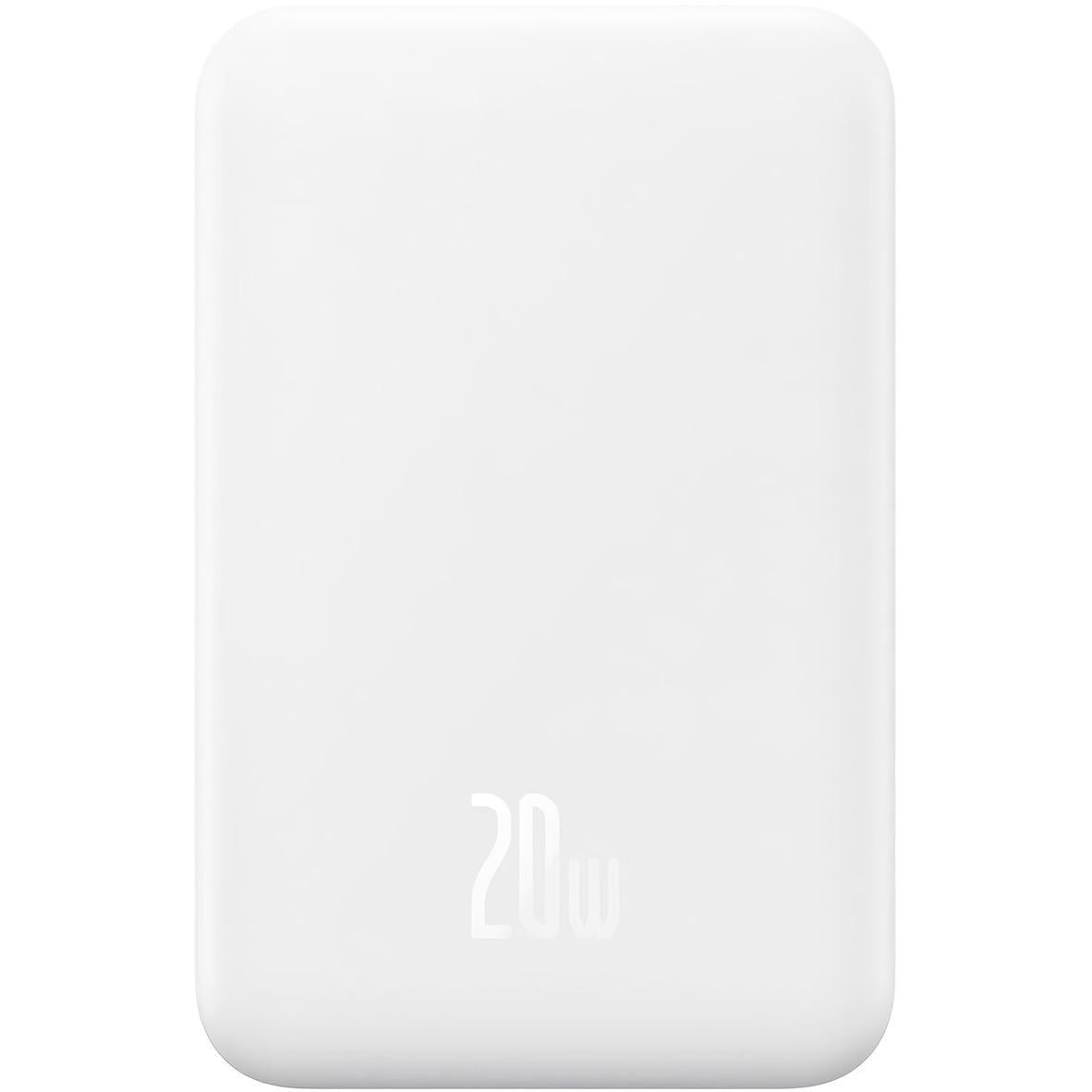 Внешний аккумулятор Baseus Magnetic Mini 5000 mAh 20W White (P10022107223-00)