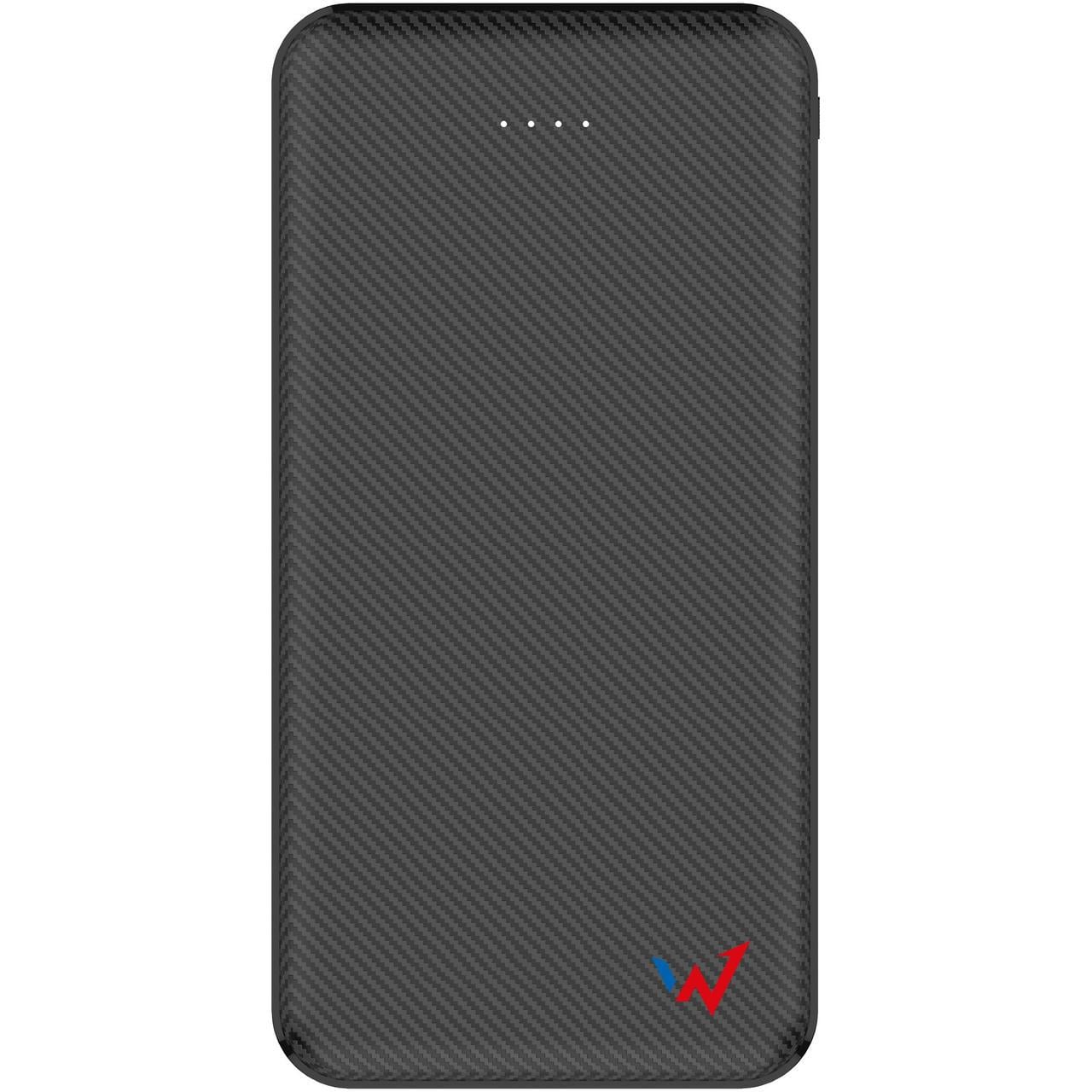 Повербанк PD 20W 10000 мАч 1xUSB-C 2xUSB-A Черный