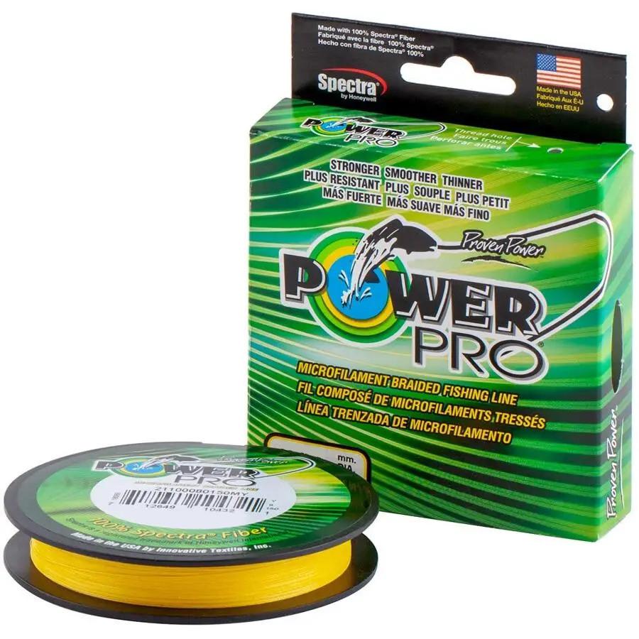 Шнур POWER PRO Hi-vis 0,13 мм 18lb/8,0 кг 135 м Yellow (2015436816)