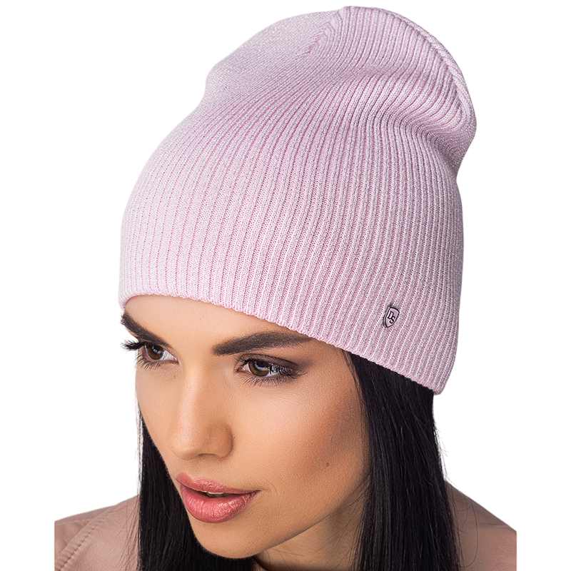 Шапка женская Leks ВЕГАС шерстяная двойная без отворота удлиненная рубчик One size Розовый (121030) - фото 1 Шапка женская Leks ВЕГАС шерстяная двойная без отворота удлиненная рубчик One size Розовый (121030) - фото 1
