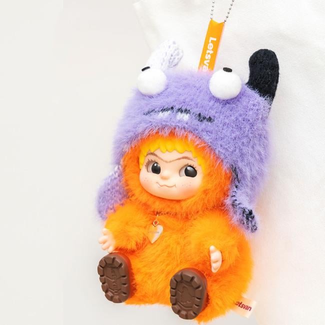 Мягкая игрушка-брелок Лабубу Wakuku сюрприз в коробке 18 см (28537090)