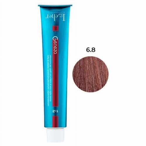 Крем-фарба для волосся професійна стійка аміачна Le Cher Geneza 100 мл 6.8 (6TB) Світлий тютюн (2504591682)