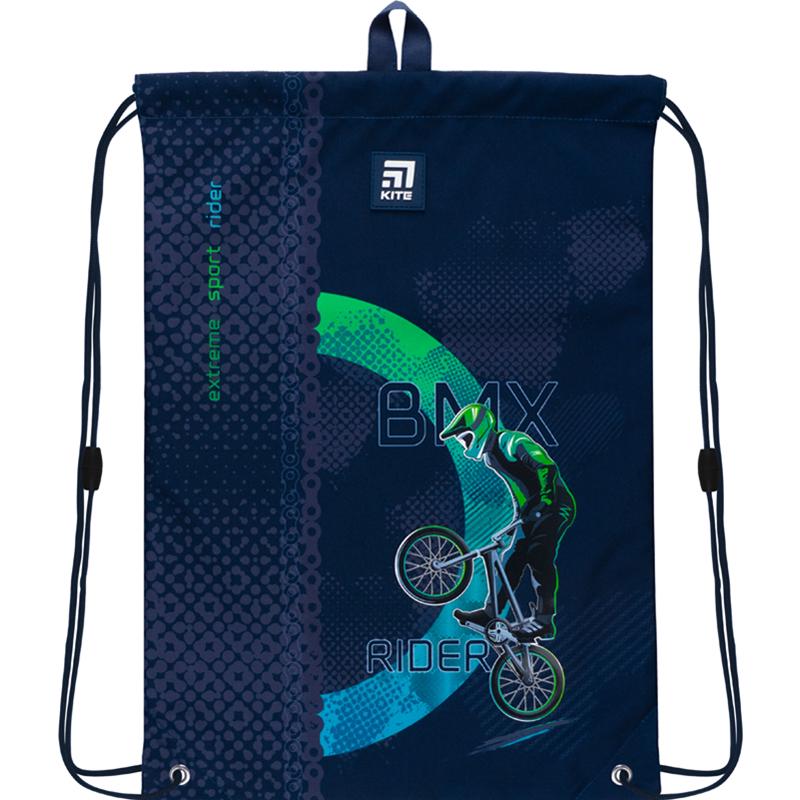 Сумка для обуви KITE Education BMX 46x33 см Синий (K22-600M-10)