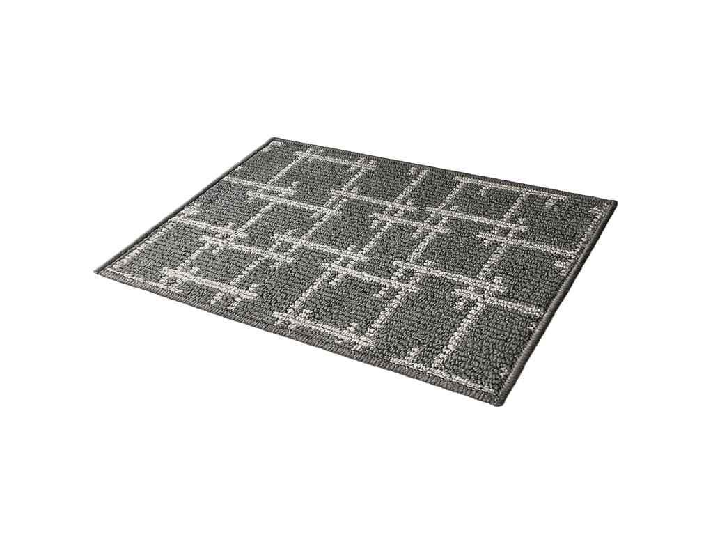 Коврик для ванной комнаты Dariana MINI полипропилен 40x60 см Серый/Серебристый (934740)
